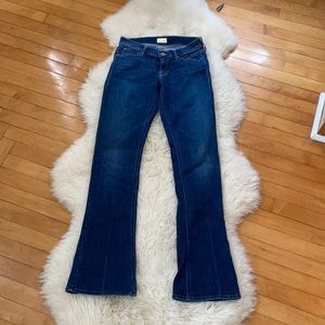 MOTHER classic flare dark wash jeans size 28